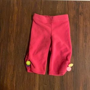 Pink Gymboree Fleece Pants with Candy Accent